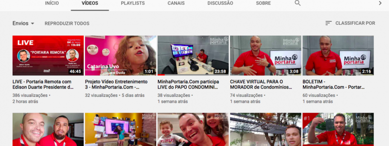 canal da minhaportaria com com lives de portaria remota
